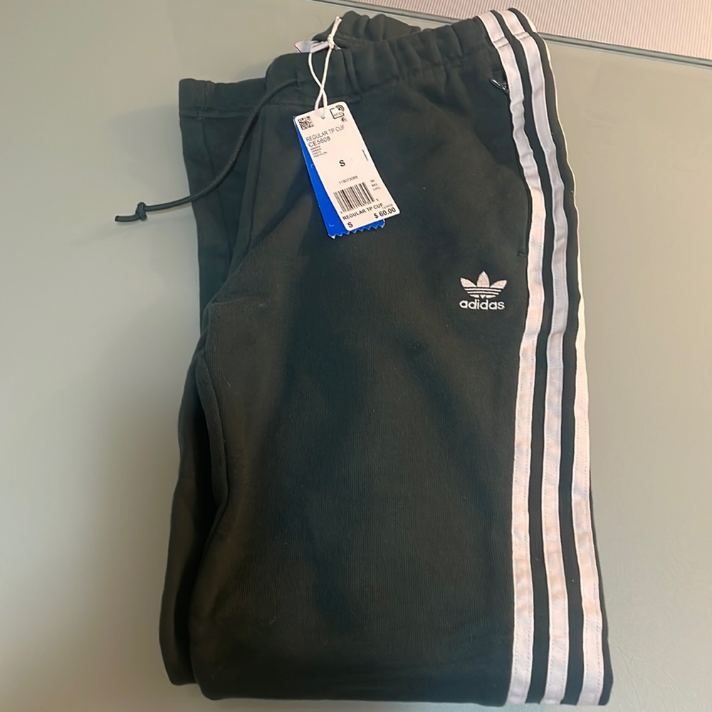 Brand new green adidas pants